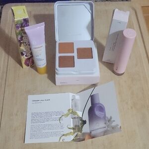 Glossier Beauty Collection with Pink and Brown Hues